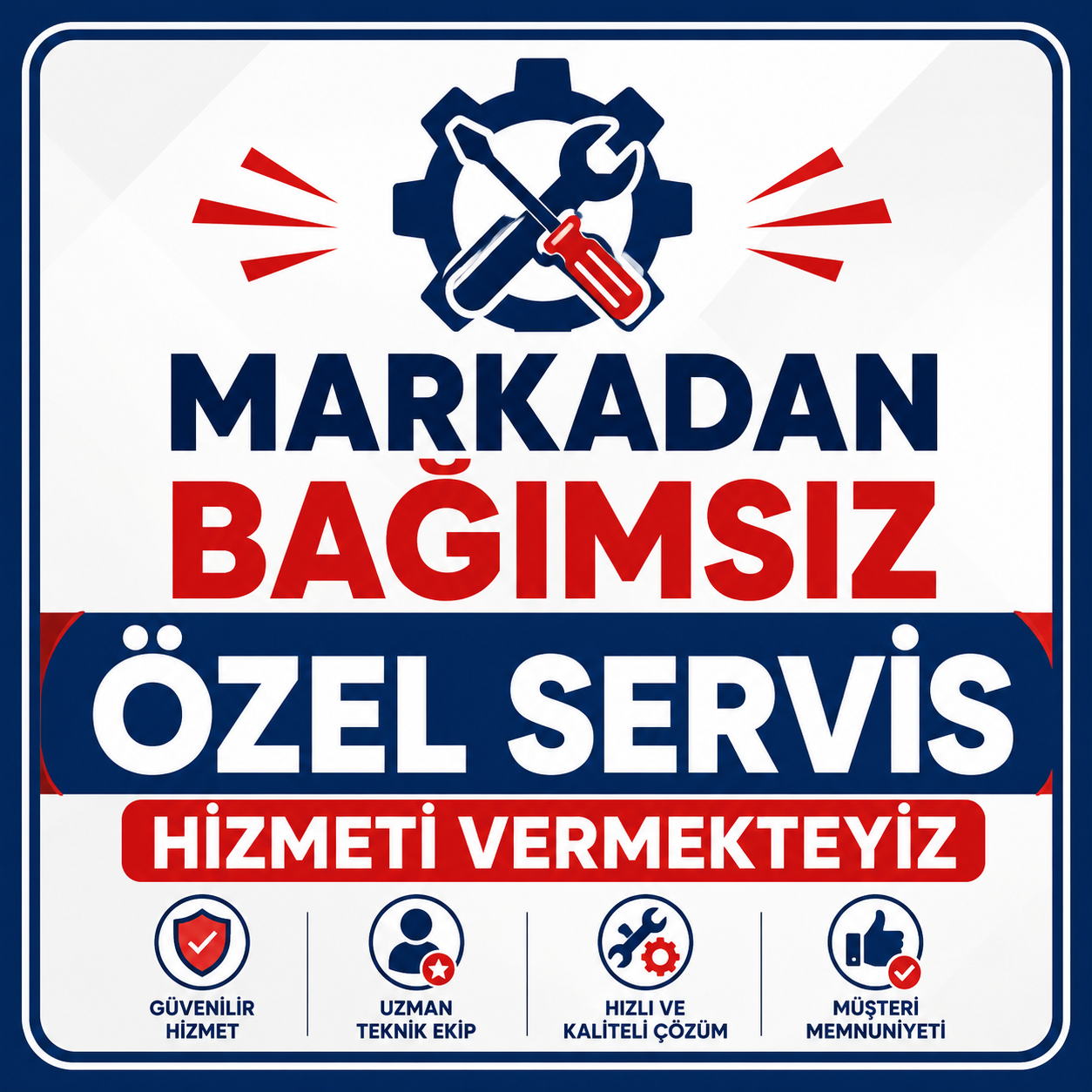 Yenişarbademli Teknik Servisi markadan bağımsız özel servis hizmeti